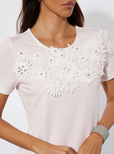 creation L Rundhalsshirt "Lyocell-Shirt" 1 tlg. günstig online kaufen