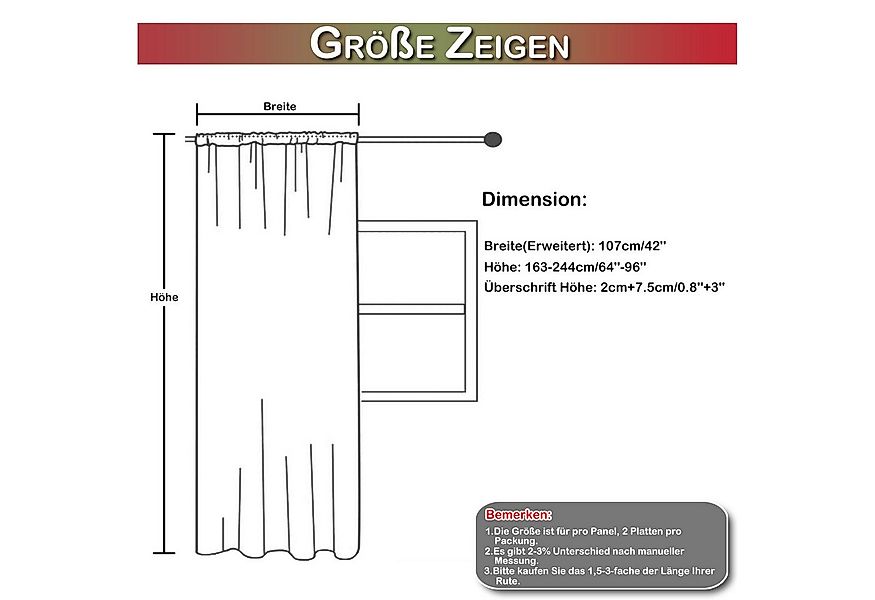 BTTO V&G Gardine Voile Gardinen Weihnachten Vorhänge Transparent Wohnzimmer günstig online kaufen