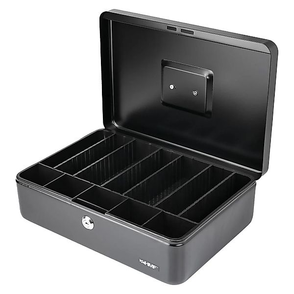 HMF 22036-02 Geldkassette Individueller Facheinteilung 36 x 25 x 11 cm Schw günstig online kaufen