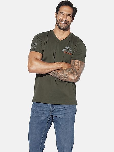 Jan Vanderstorm T-Shirt JENDUR im Doppelpack günstig online kaufen