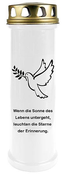 HS Candle Grabkerze, Grabkerze Brenndauer 170 günstig online kaufen