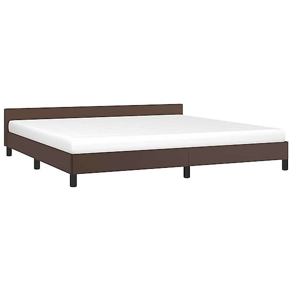 vidaXL Bett Bettgestell mit Kopfteil ohne günstig online kaufen