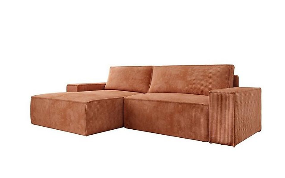 Luxusbetten24 Schlafsofa Designer Sofa Corino in Cord, mit Stauraum und Sch günstig online kaufen