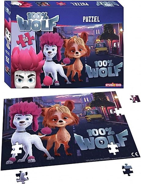Puzzle 100% Wolf Junior 32 Cm Pappe 150 Teile günstig online kaufen