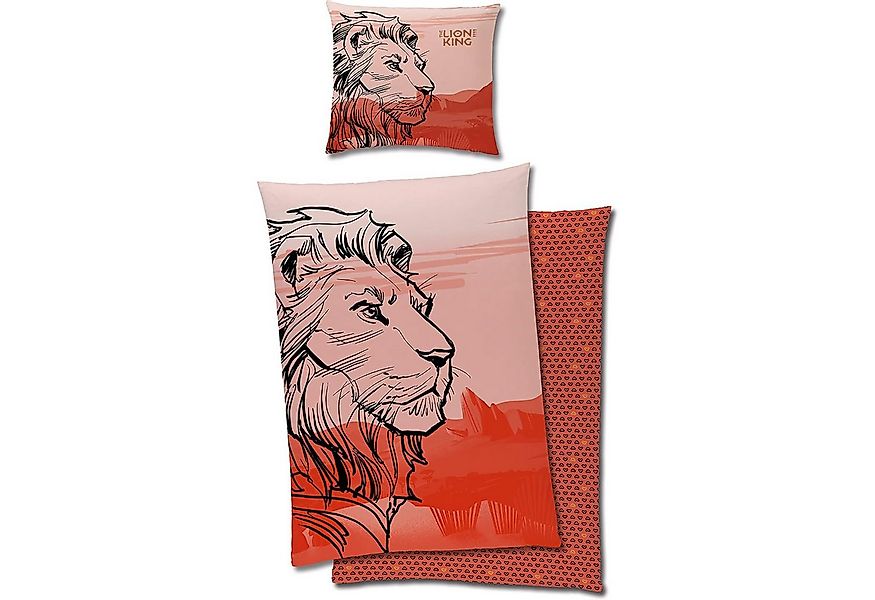 BERONAGE Kinderbettwäsche Der König der Löwen Lion King Bettwäsche Linon / günstig online kaufen