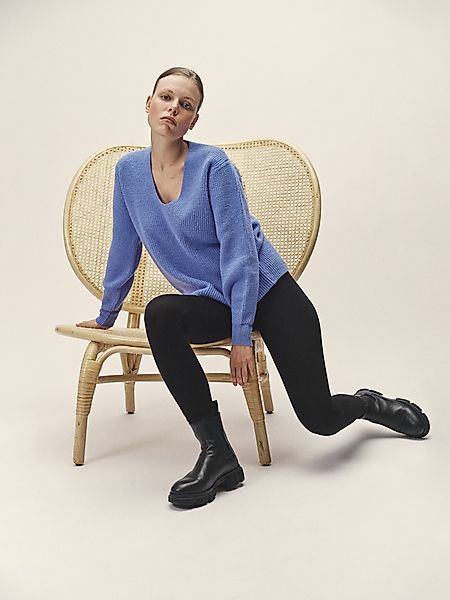 Strick Pullover Aus Nachhaltiger Merino Wolle günstig online kaufen