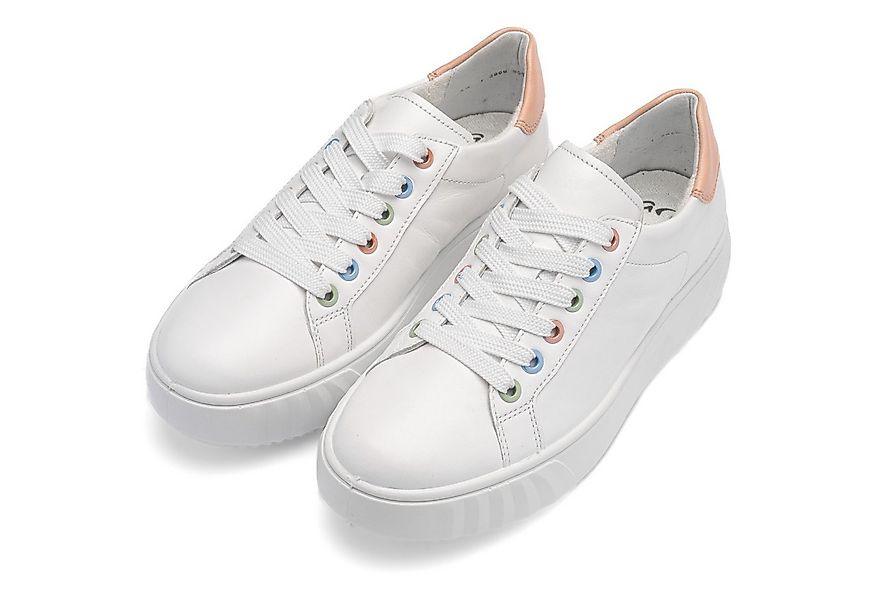 Ara MONACO Plateausneaker Freizeitschuh, Halbschuh, Schnürer mit Kontrastbe günstig online kaufen