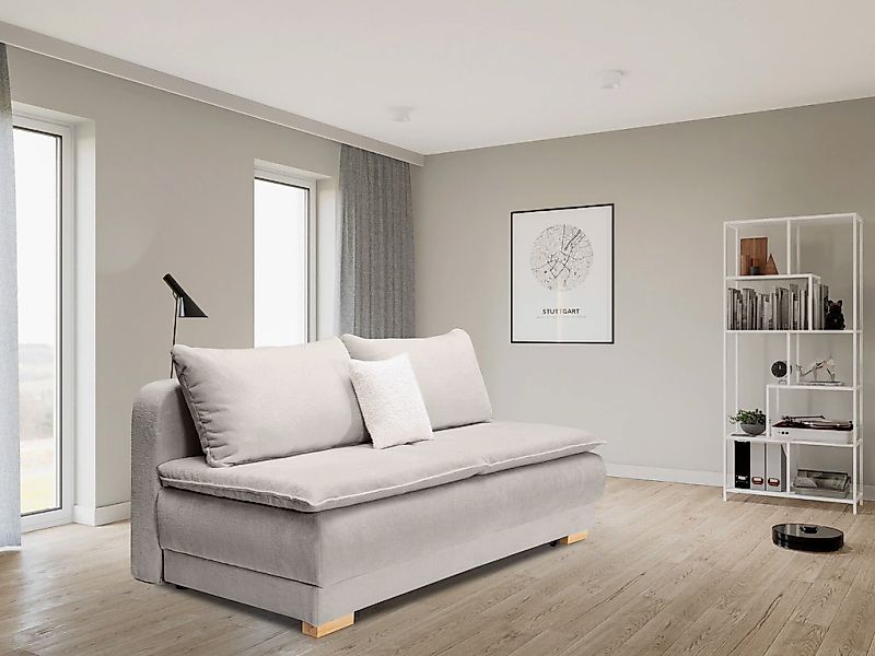 Home affaire Schlafsofa "Bea" Dauerschlafsofa, Bettfunktion und-kasten,Boxs günstig online kaufen