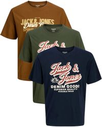 Jack & Jones Print-Shirt stilvolle Slim-Fit günstig online kaufen