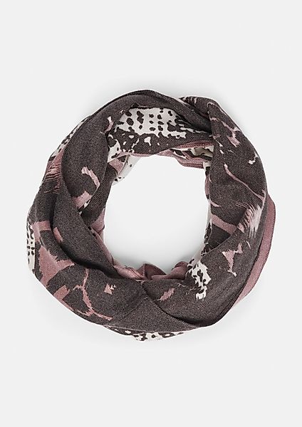 comma Loop Tuch, Gemusterter Loopschal aus günstig online kaufen