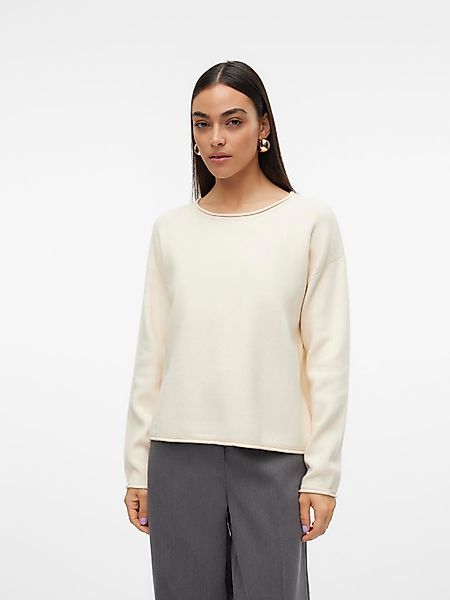 Vero Moda Strickpullover VMGOLD ROLL LS günstig online kaufen