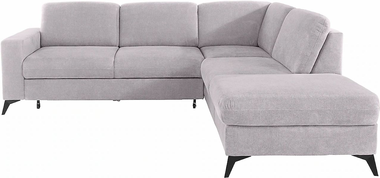 PLACES OF STYLE Ecksofa "Lolland L-Form" Wahlweise mit Bettfunktion und Sta günstig online kaufen