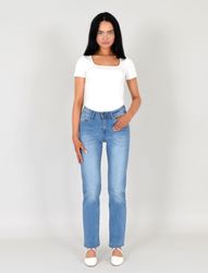 ESRA Straight-Jeans High Waist Damen Jeans günstig online kaufen