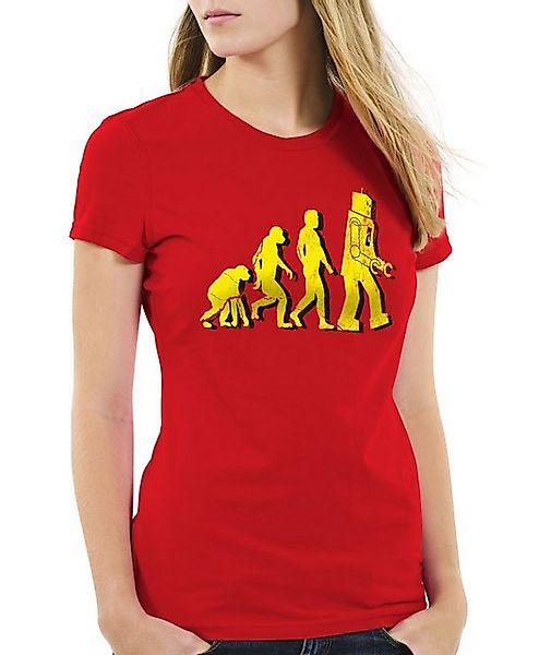 style3 T-Shirt Evolution the big bang theory sheldon cooper bazinga darwin günstig online kaufen