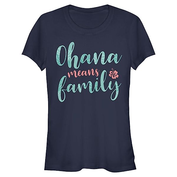 Disney Classics - Lilo & Stitch - Lilo & Stitch Ohana Script - Frauen T-Shi günstig online kaufen