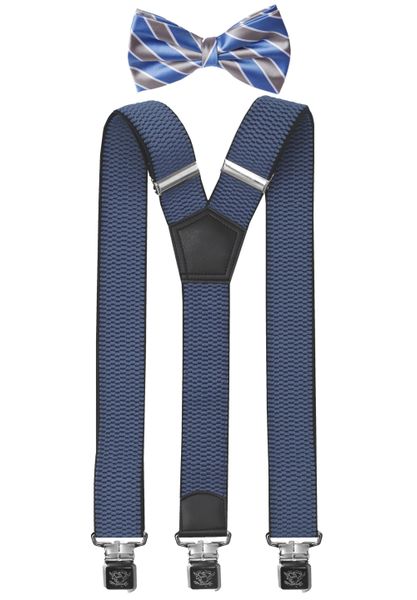 Fabio Farini Hosenträger mit passender Fliege günstig online kaufen