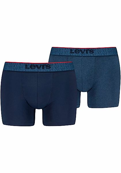 Levis Boxershorts, (2er-Pack), mit farbbesetztem Webgummibund günstig online kaufen