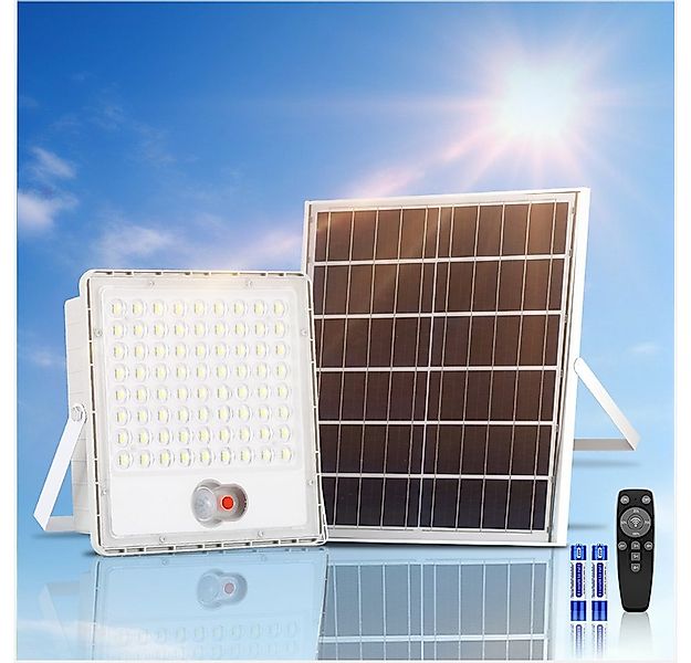 Rhein Beleuchtung LED Solarleuchte 1000W Solarlampen für Außen Wand – mit F günstig online kaufen