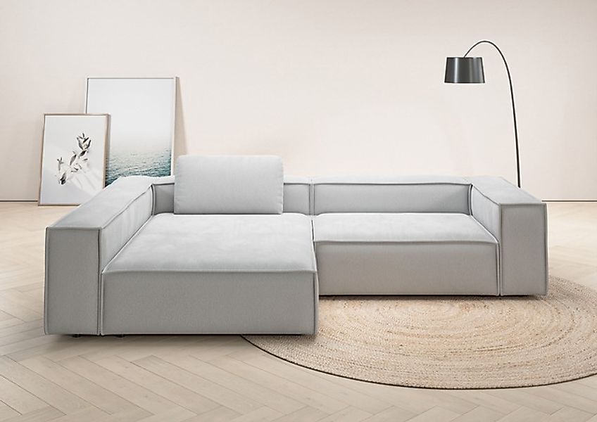Home affaire Ecksofa »Watertown, moderne XXL L-Form, 306 cm breit« Komforta günstig online kaufen