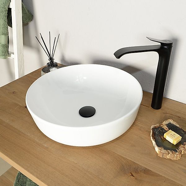 wohnfreuden Aufsatzwaschbecken Keramik Aufsatzwaschbecken ca. 40 günstig online kaufen