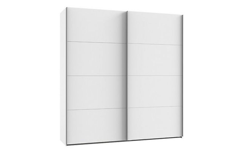 freiraum Schwebetürenschrank Bert 2 Böden, 2 Stangen, in Weiß - 225x208x65c günstig online kaufen