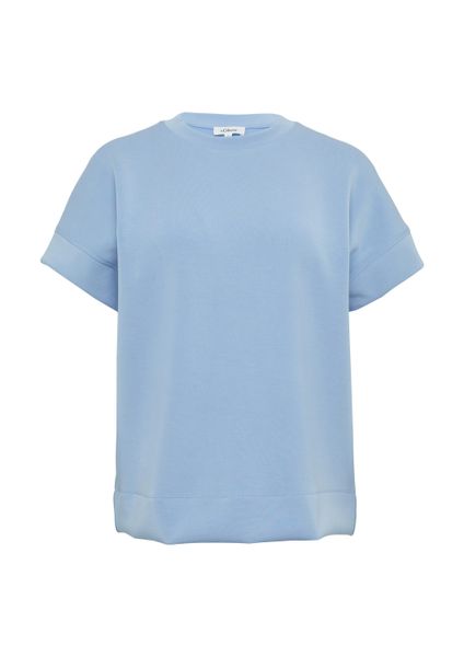 s.Oliver Sweatshirt Sweatshirt Scuba-Shirt im Relaxed günstig online kaufen