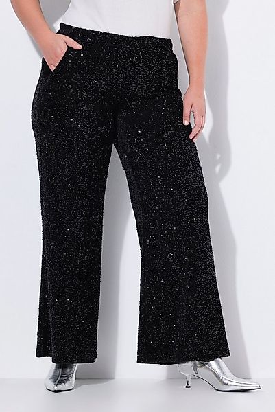 MIAMODA Schlupfhose Paillettenhose Marleneform Samt mit Pailletten günstig online kaufen