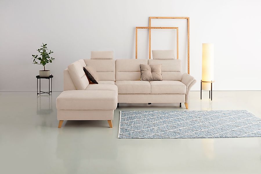 Home affaire Ecksofa Westerland L-Form, Federkern-Polsterung, günstig online kaufen