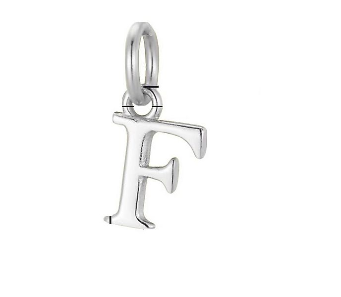 ELLAWIL Silberkette Buchstabenanhänger " F " Halskette mit Buchstaben Anhän günstig online kaufen