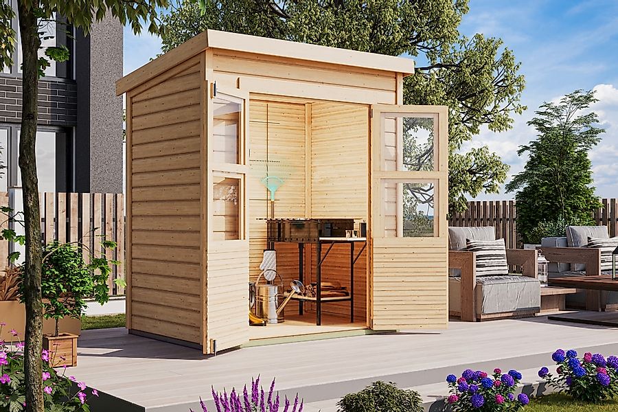 Karibu Gartenhaus "Baggersee 1" günstig online kaufen