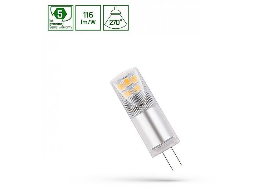 Spectrum LED-Leuchtmittel LED G4 2,5W = 27W klar 290lm 12V Premium 270° Kal günstig online kaufen