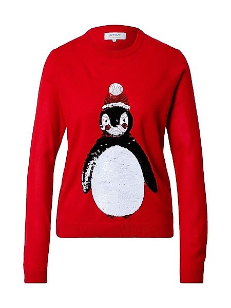 ONLY Strickpullover Xmas (1-tlg) Pailletten günstig online kaufen