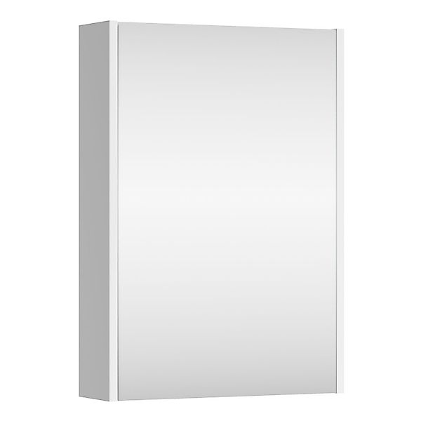 Planetmöbel Badezimmerspiegelschrank Spiegelschrank 50cm (Weiß) günstig online kaufen