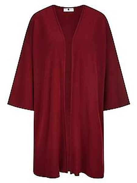 Long-Strickjacke 3/4-Arm Anna Aura rot günstig online kaufen