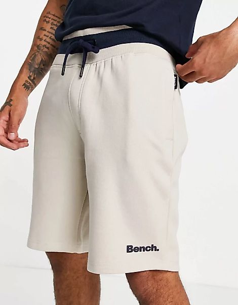 Bench – Jersey-Shorts in Stein-Neutral günstig online kaufen