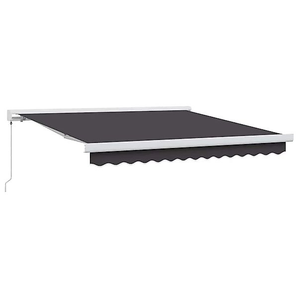 vidaXL Einziehbare Markise Anthrazit 300 x 250 cm Stoff und Metall 3329929 günstig online kaufen