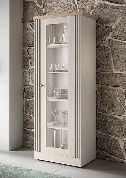 OTTO home Vitrine "Country Höhe 192 cm, Hochschrank mit 1 Tür, Anrichte, St günstig online kaufen