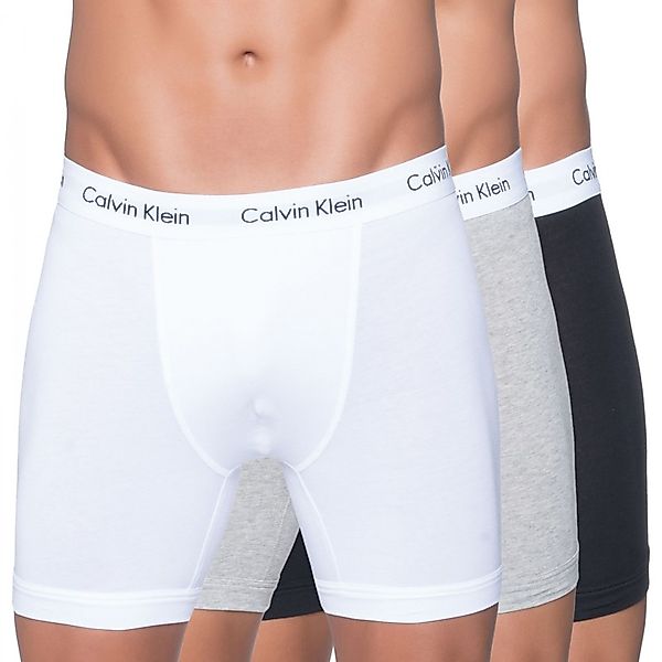 Calvin Klein 3-er Set Boxer Briefs Grau, Schwarz und Weiß günstig online kaufen