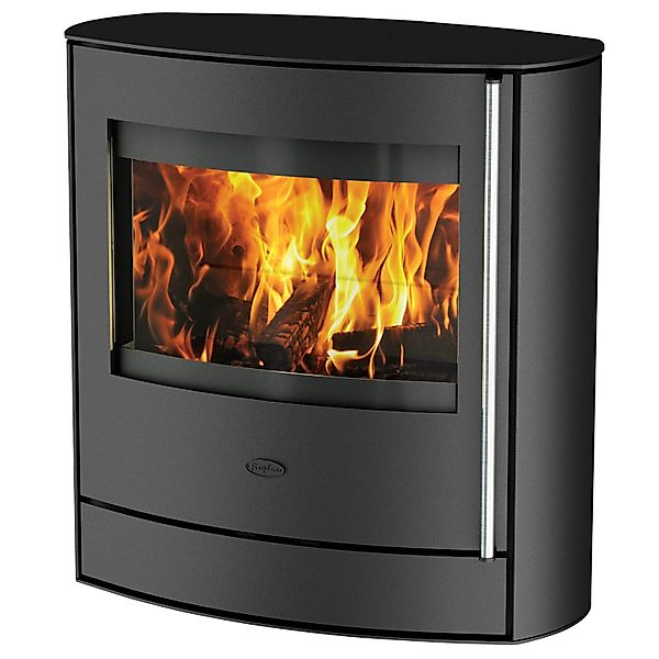 Fireplace Adamis Kaminofen Stahl Schwarz 7 kW günstig online kaufen