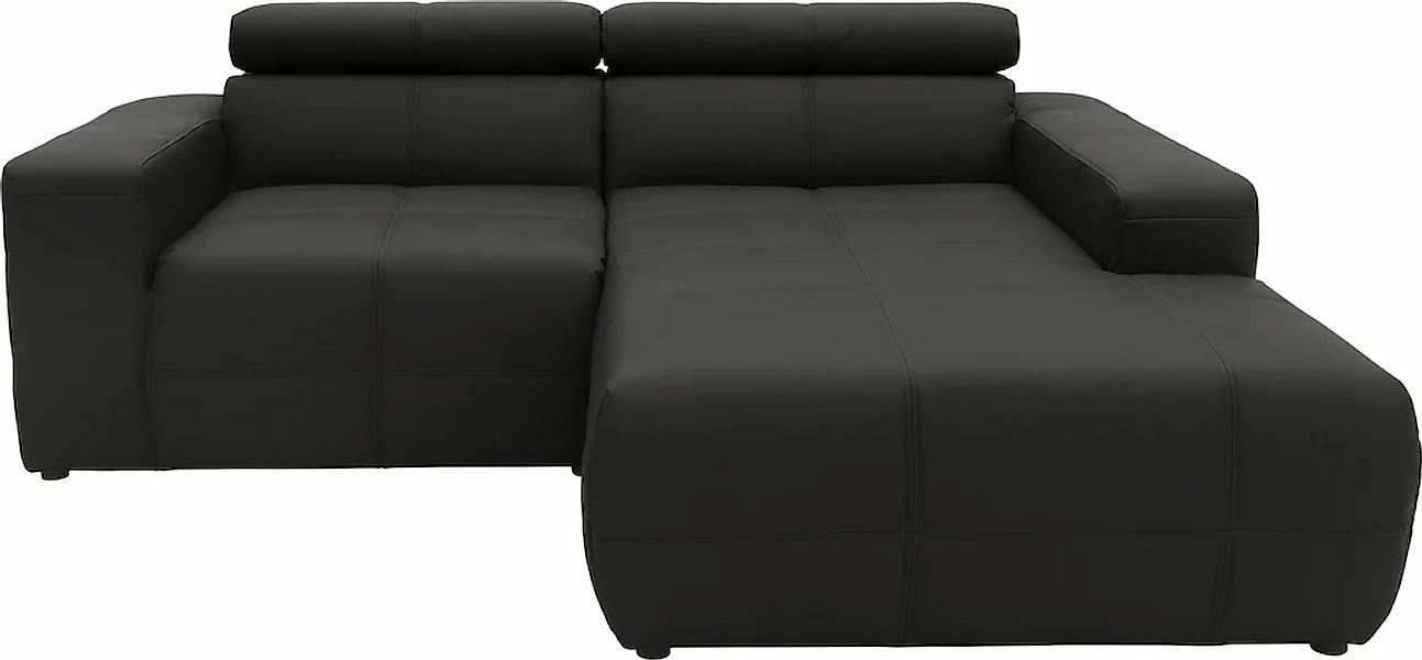 DOMO collection Ecksofa "Brandon, inkl. Kopfteilverstellung, B/T/H: 214/100 günstig online kaufen