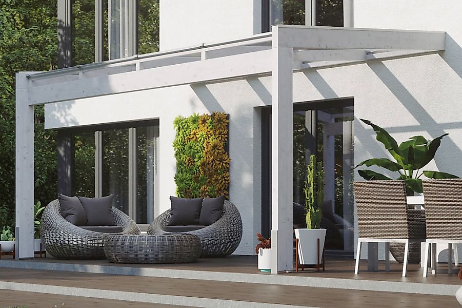 Skanholz Terrassendach "Novara" BxT: 450x359 cm günstig online kaufen