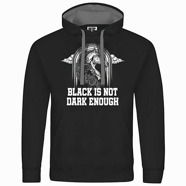 deinshirt Kapuzenpullover Herren Kapuzenpullover Black is not dark enough M günstig online kaufen