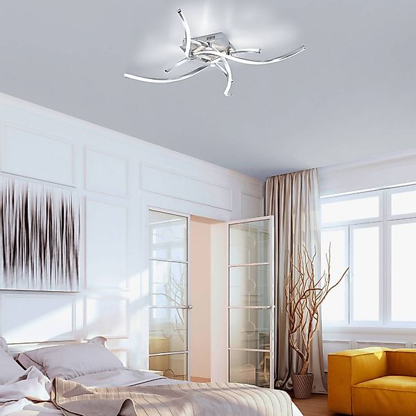 Paul Neuhaus Deckenleuchte »POLINA« LED-Board 1 Stk. Warmweiß LED, dimmbar, günstig online kaufen