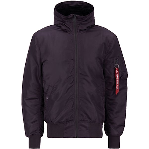 Alpha  Herren-Jacke MA-1 Hooded - Plum günstig online kaufen