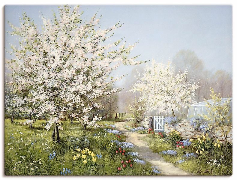 Artland Wandbild "Frühlingsblüten" Wiesen & Bäume 1 Stk. tlg. als Leinwandb günstig online kaufen