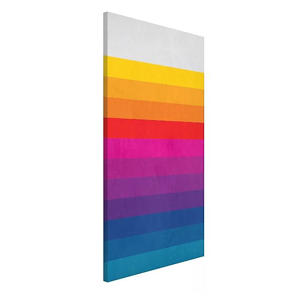 Magnettafel Retro Regenbogen Streifen günstig online kaufen