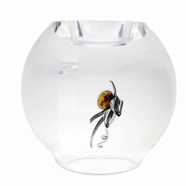OSTSEE-SCHMUCK Vase-Windlichthalter - Dahlia - Glas - Bernstein Teelichthal günstig online kaufen