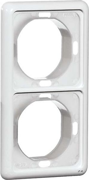 Peha Rahmen 2-fach ws waage/senkrecht D 80.672 WU W - 00362211 günstig online kaufen