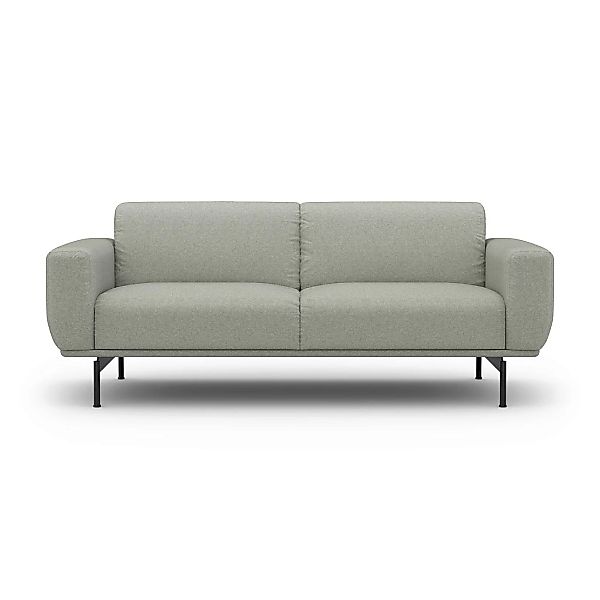 Sit with us - Air 2-Sitzer Sofa mit Kufengestell - hellgrün/Stoff Modesto/B günstig online kaufen