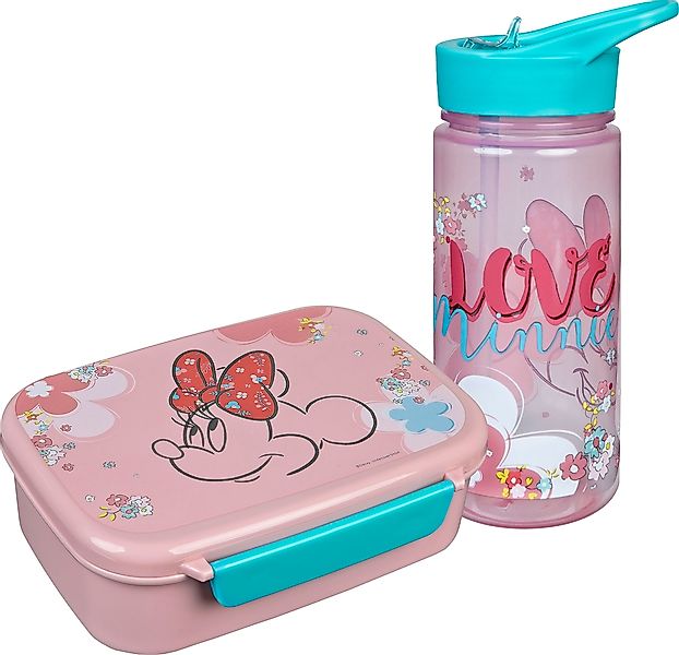 Scooli Lunchbox "Brotzeitdose & Trinkflasche, Minnie Mouse" Set, 2 tlg. mit günstig online kaufen